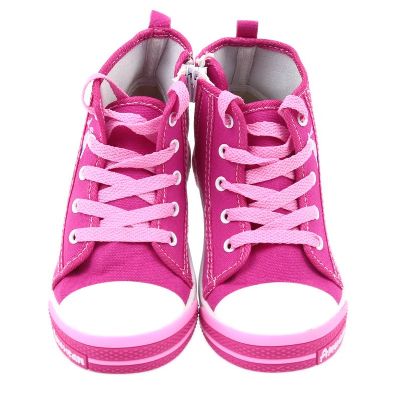 American Club Rózsaszín tornacipő amerikai TEN13 cipzárral kék 4