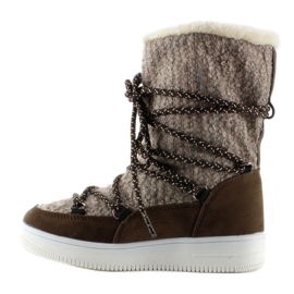 Gyermek eskimoski k1646102 Taupe hócsizma barna 1