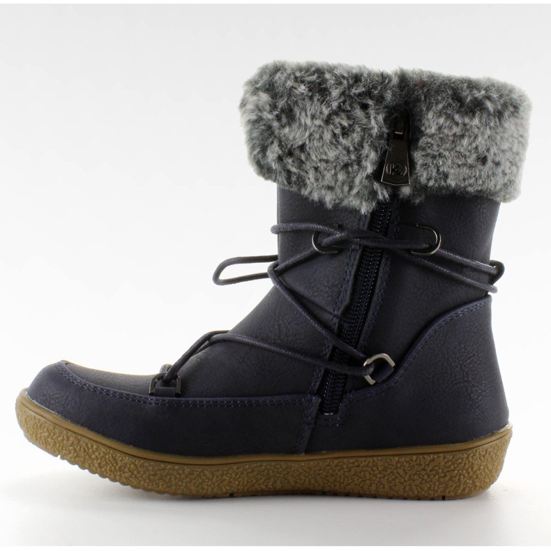 Félcsizma szőrme gyerekeknek K1647201 Marino sötétkék 2