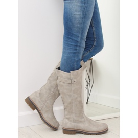 Fából készült csizma bézs GD-WL-07 Bézs szürke 1