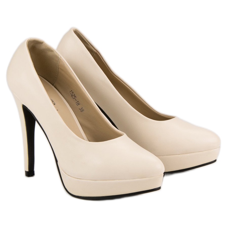 J. Star Szexi magassarkú a platformon barna 1