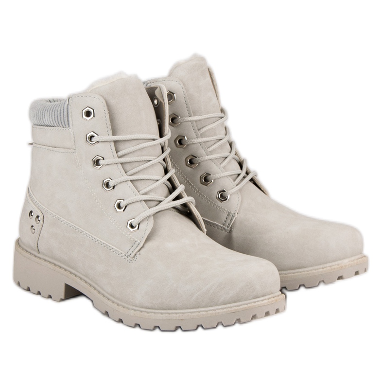 Szürke, szigetelt túracipő 1