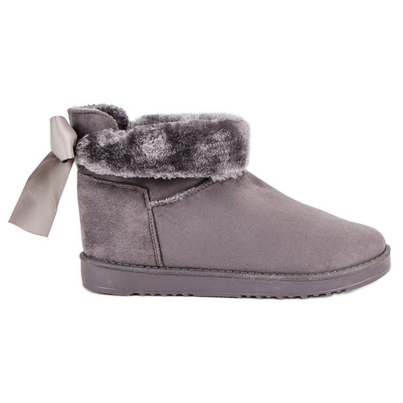 Hócsizma felhajtható felsőrésszel szürke 1