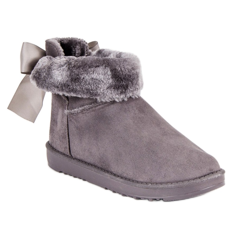 Hócsizma felhajtható felsőrésszel szürke 2