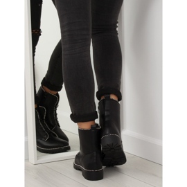 Fekete Workery csizma 2577 fekete 2