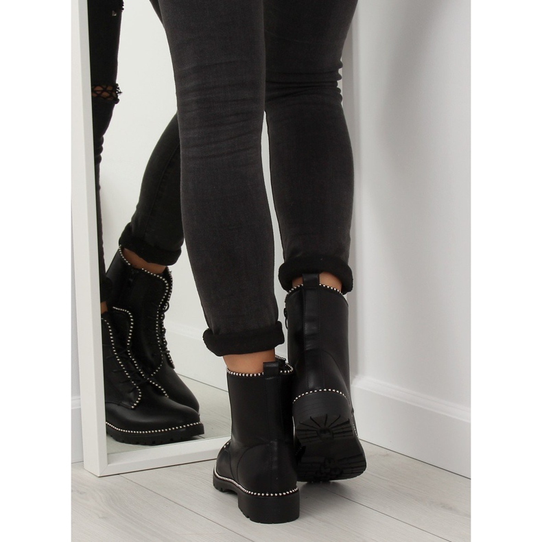 Fekete Workery csizma 2577 fekete 2