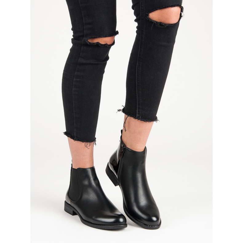 J. Star Klasszikus Chelsea csizma fekete 1