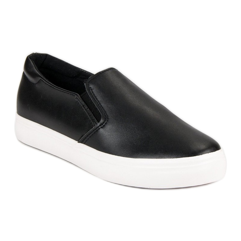 Fekete Slip On cipők 1 Fekete Slip On cipők 1