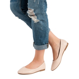 Kényelmes balerinák barna sokszínű 2