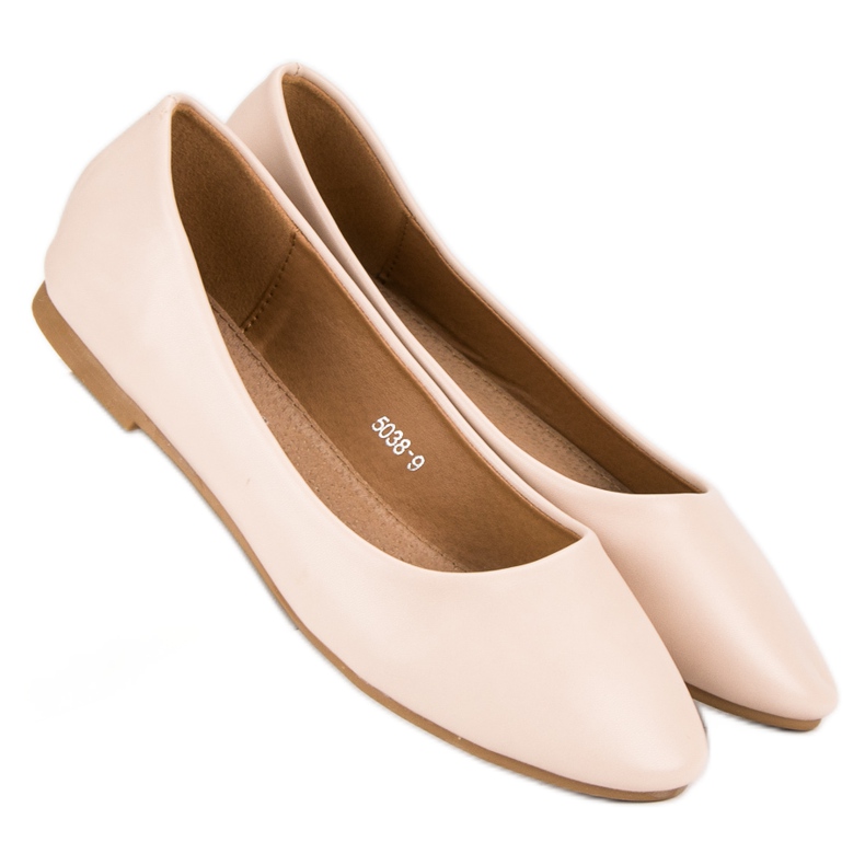 Kényelmes balerinák barna sokszínű 1