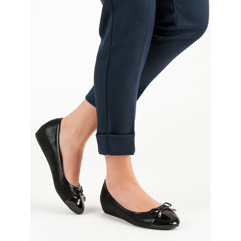 Divatos balerinák fekete 1 Divatos balerinák fekete 1