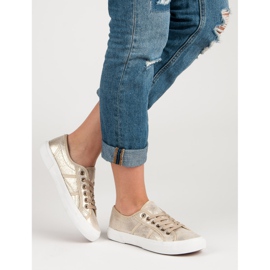 J. Star Fűzős cipők sárga 1