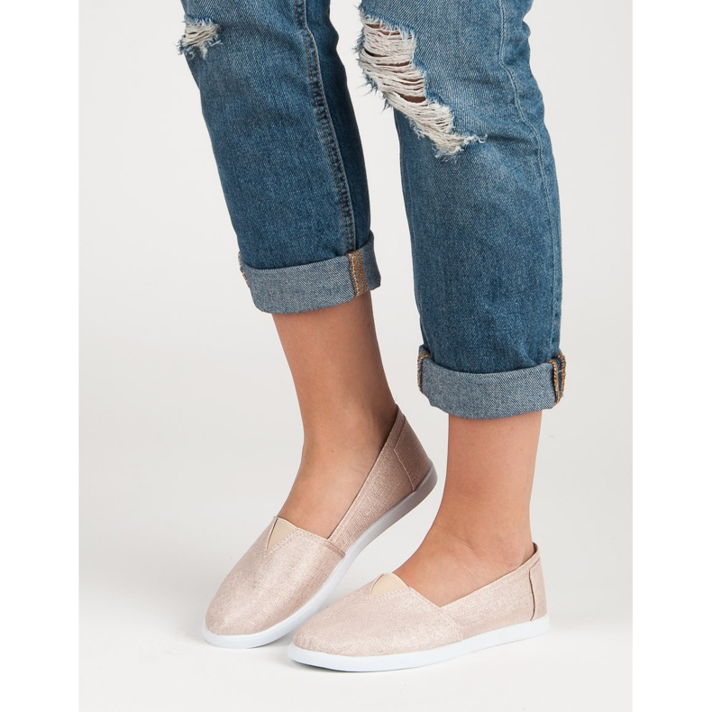 Comer Kényelmes Slipons barna sárga 2