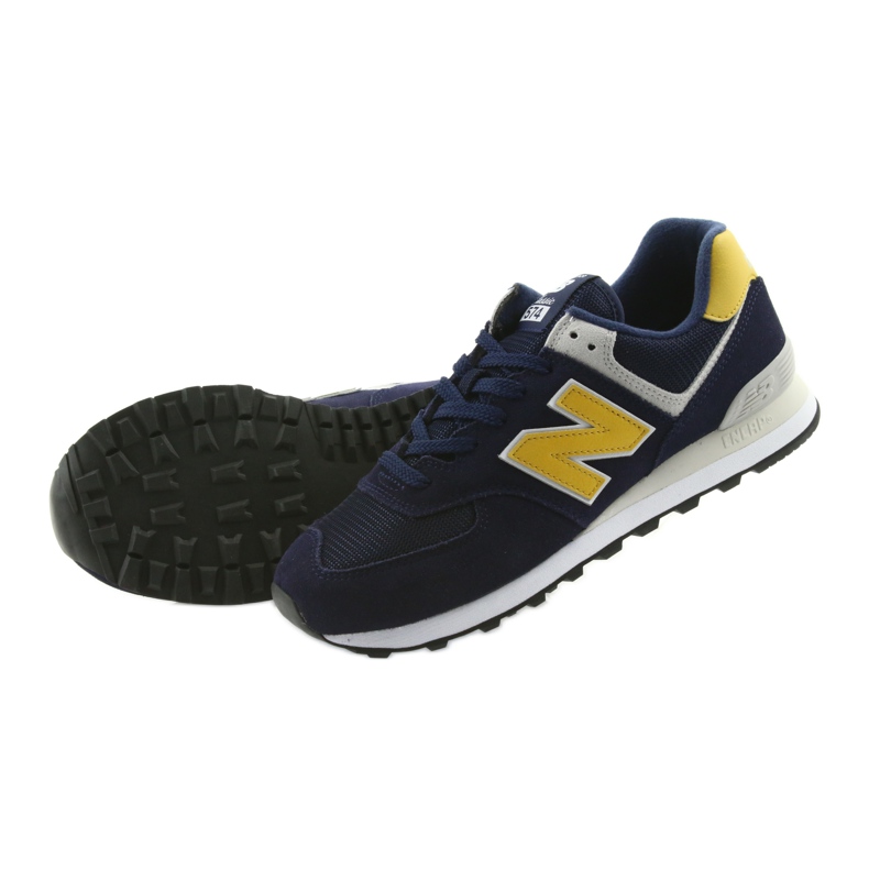 New Balance ML574SMB PIGMENT BRASS -SZAL sárga sötétkék 4