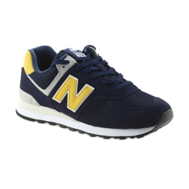 New Balance ML574SMB PIGMENT BRASS -SZAL sárga sötétkék 1