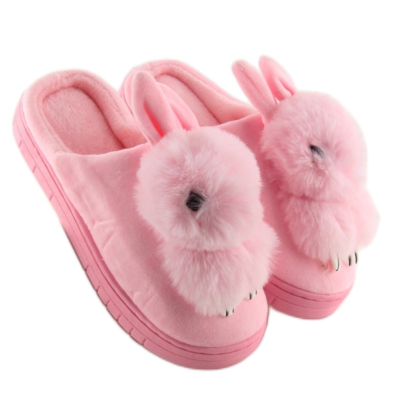 Női rózsaszín papucs nyuszik MA01 Pink 2