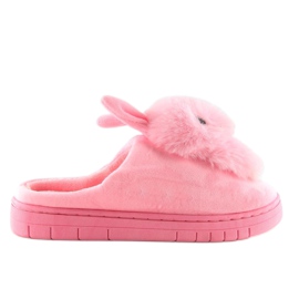 Női rózsaszín papucs nyuszik MA01 Pink 1 Női rózsaszín papucs nyuszik MA01 Pink 1