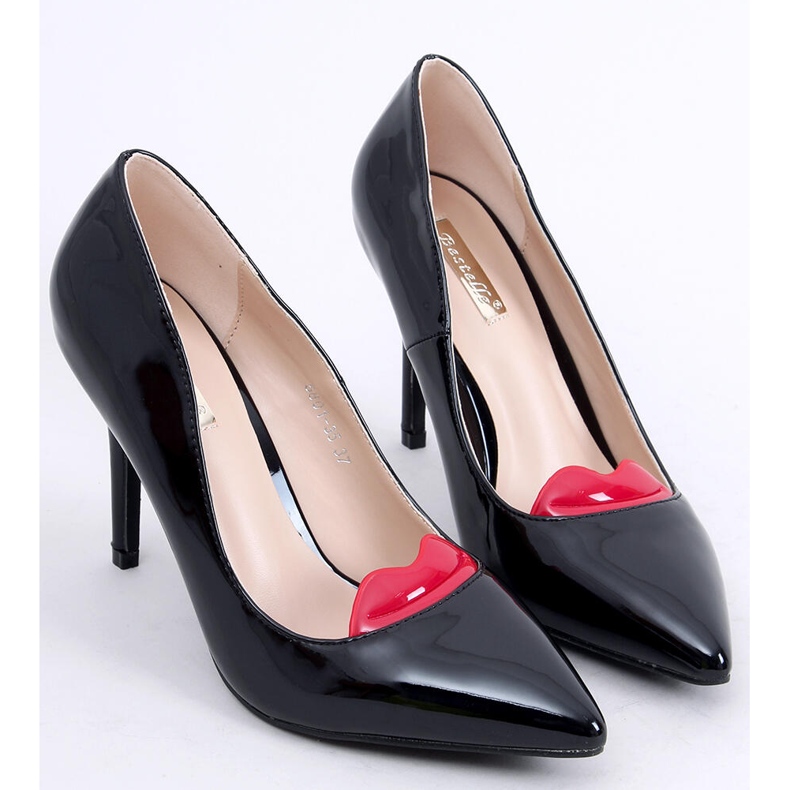 Eredeti csapok ajkakkal 5801-35es-1 Fekete 1