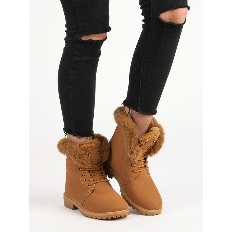 Tevefogók szőrmével barna 1