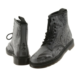 Dr. Martens 1460 OT BLACK fekete szürke 5