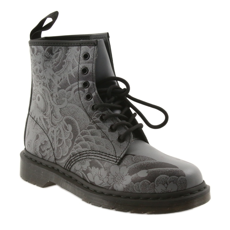 Dr. Martens 1460 OT BLACK fekete szürke 1