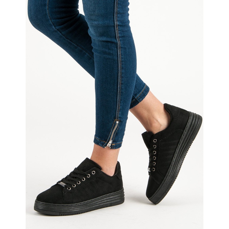 Cipők az MCKEYLOR platformon fekete 2 Cipők az MCKEYLOR platformon fekete 2