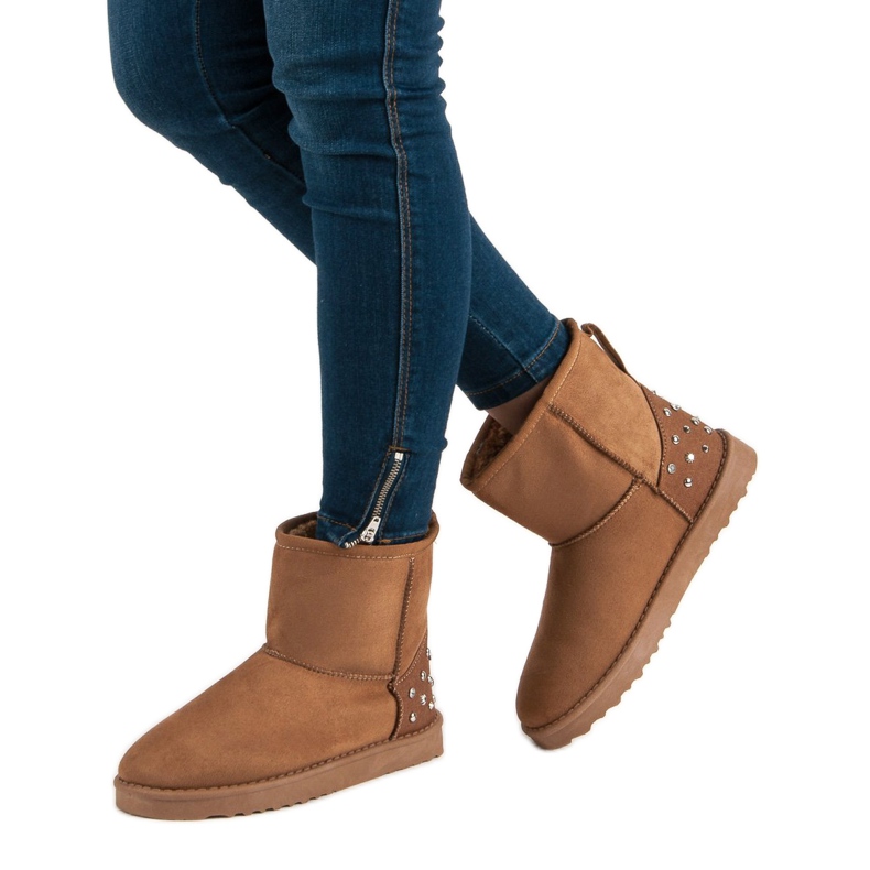 Teve Mukluki repülőgépekkel barna 2