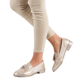 Tina&Co Cipők rojtokkal sárga 2