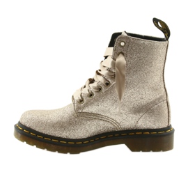 Dr. Martens 1460 PASCAL GLITTER PALE GOLD aranysárga 2
