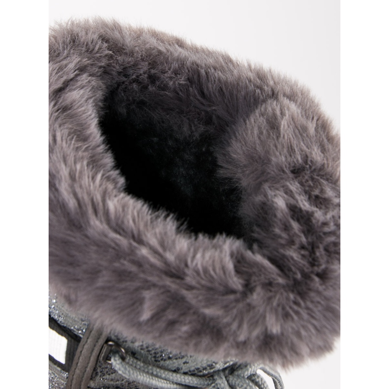 Magas hócsizma szürke 1