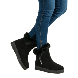 Sportos meleg csizma fekete 1