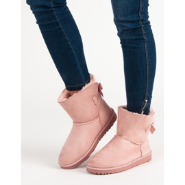 Queentina Rózsaszín Mukluki íjjal 1