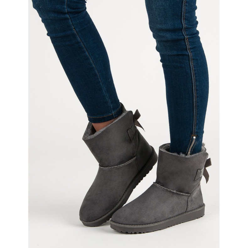 Queentina Szürke Mukluki íjjal 1