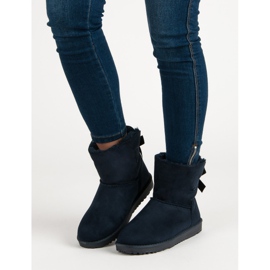 Queentina Tengerkék mukluki íjjal 1