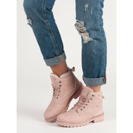 Klasszikus rózsaszín túracipő 2