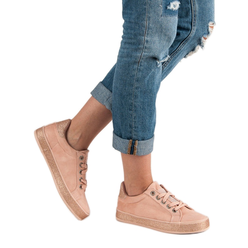 MCKEYLOR Rózsaszín cipők 2