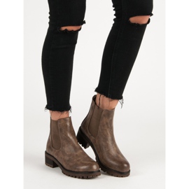 SDS Alkalmi Chelsea csizma barna 1