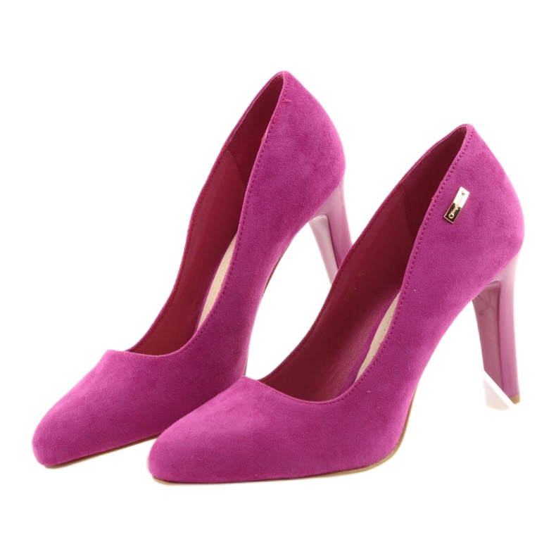 Sergio Leone Velúr cipő 1457 rózsaszín 3