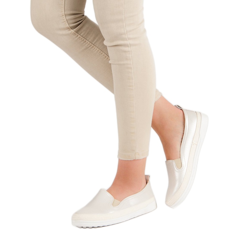 Kényelmes Slipons sárga 1