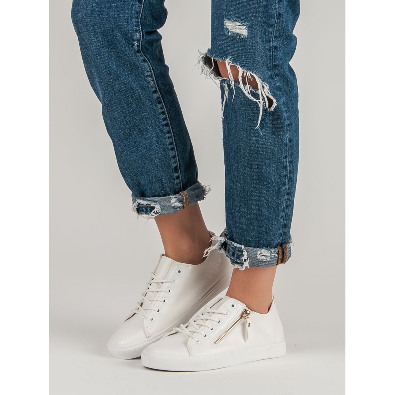 Kötve Cipők fehér 1