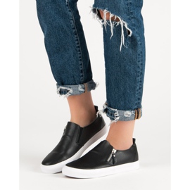 Cipzáros cipők fekete 2