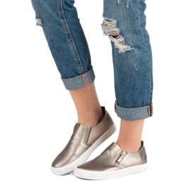 Cipzáros cipők sárga 2