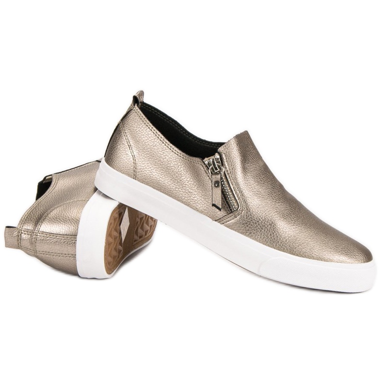 Cipzáros cipők sárga 1