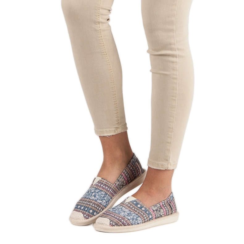 Small Swan Etnikai espadrillák sokszínű 1
