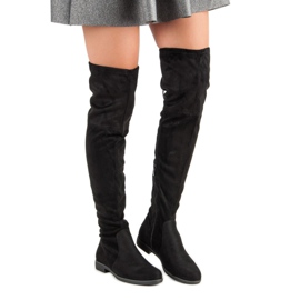 R'S Klasszikus térdnadrág fekete 2