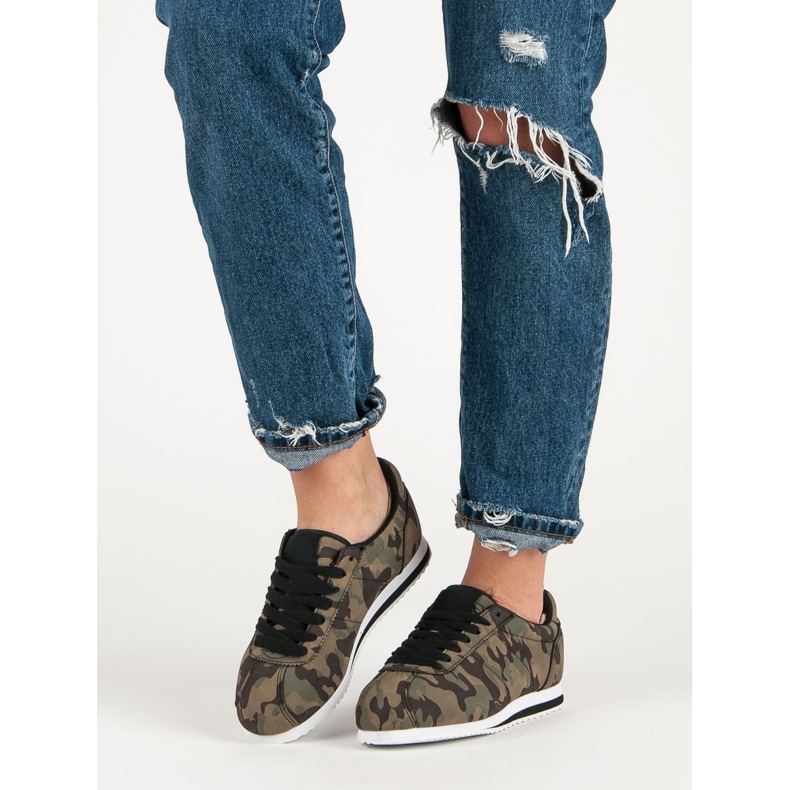 Moro cipők barna zöld 1