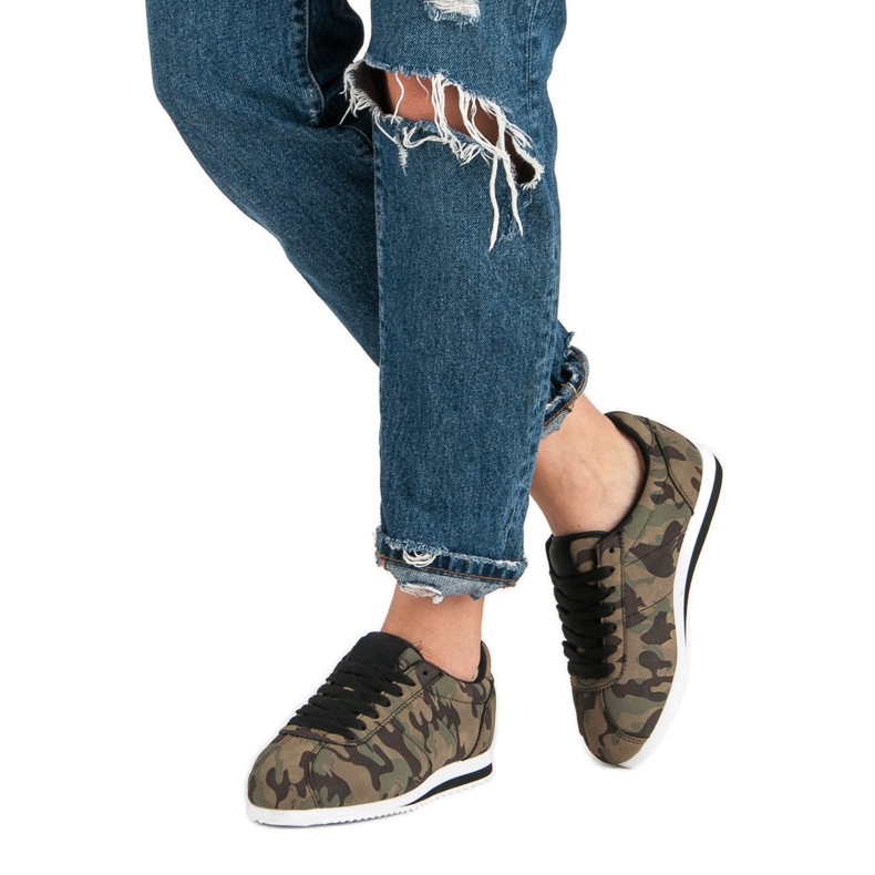 Moro cipők barna zöld 2