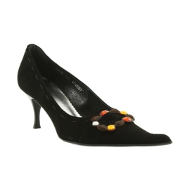 Bőr szivattyúk fekete 1