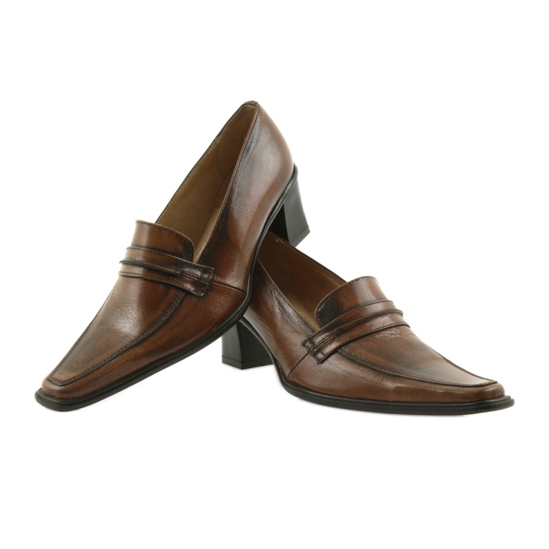 Bőrcipő Eksbut 864 barna 2