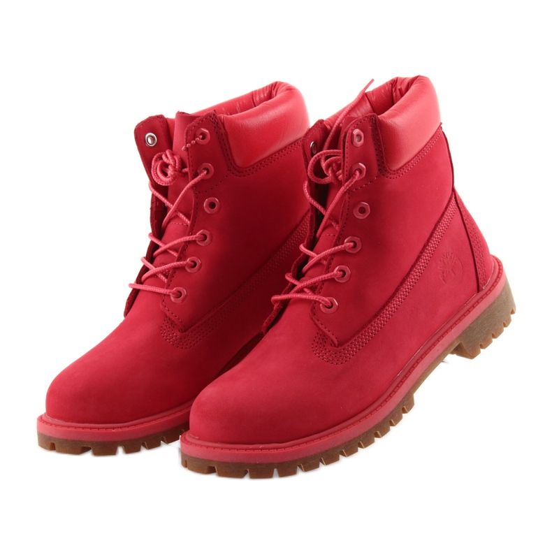 Timberland 6 hüvelykes PRÉMIUM VÍZÁLLÓ piros 3